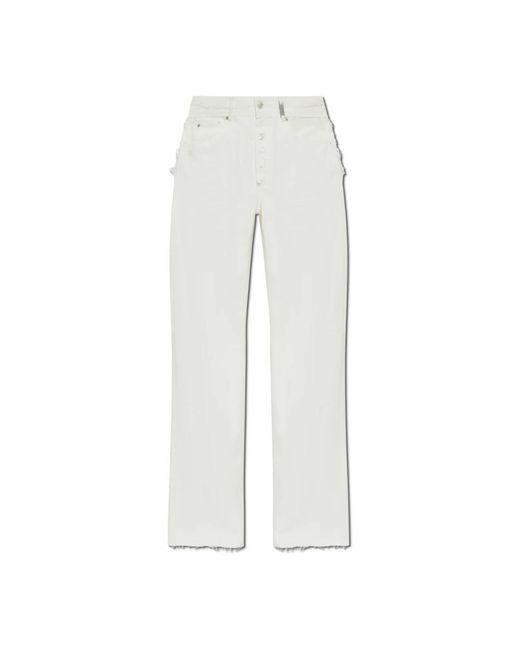 McQueen White Straight Fit Jeans for men