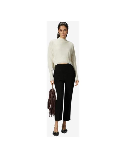 Pinko Black Cropped Trousers