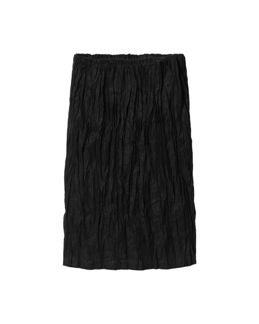 Totême Black Midi Skirts