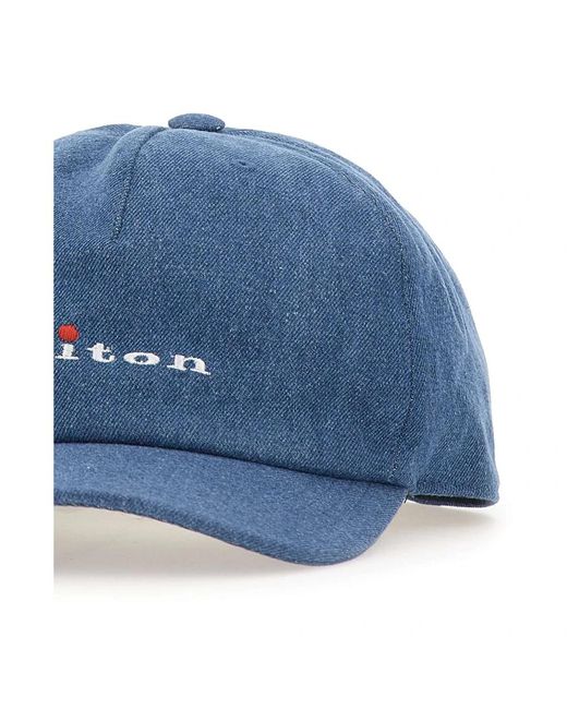 Kiton Blue Caps for men