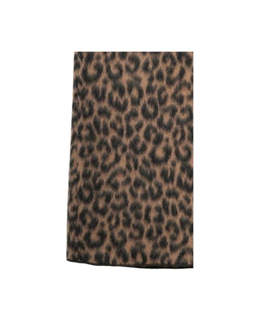 Midi Skirts Alysi de color Brown