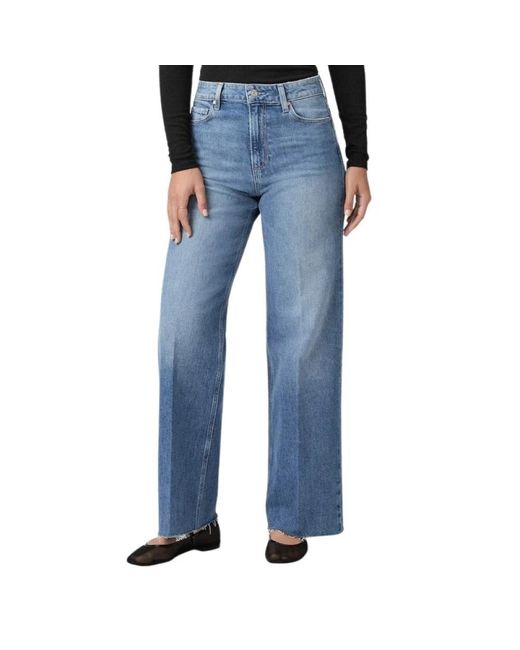 PAIGE Blue Straight Fit Jeans