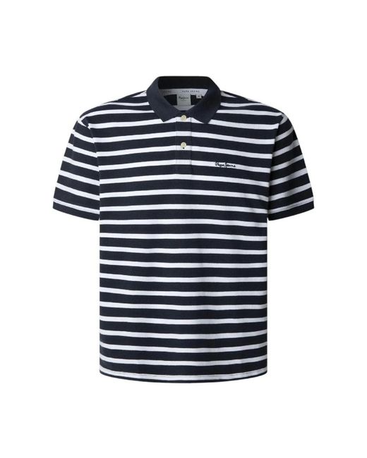 Pepe Jeans Blue Polo Shirts for men