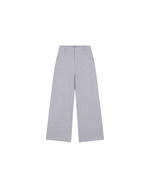 Wide Trousers Alix The Label de color Purple