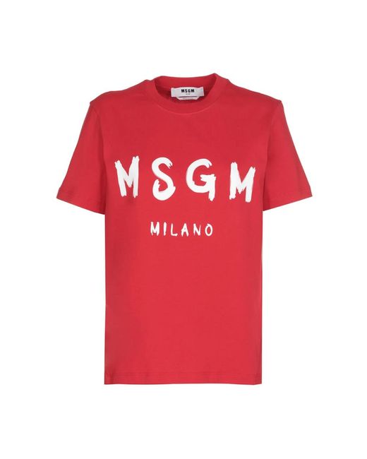 T-shirts di MSGM in Red