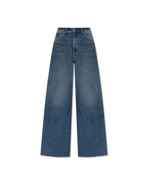 Wide Jeans Rag & Bone en coloris Blue