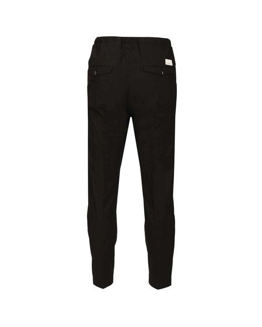 Nine:inthe:morning Black Slim-Fit Trousers for men