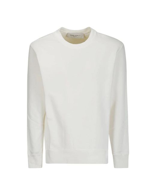 Golden Goose Deluxe Brand White Sweatshirts for men