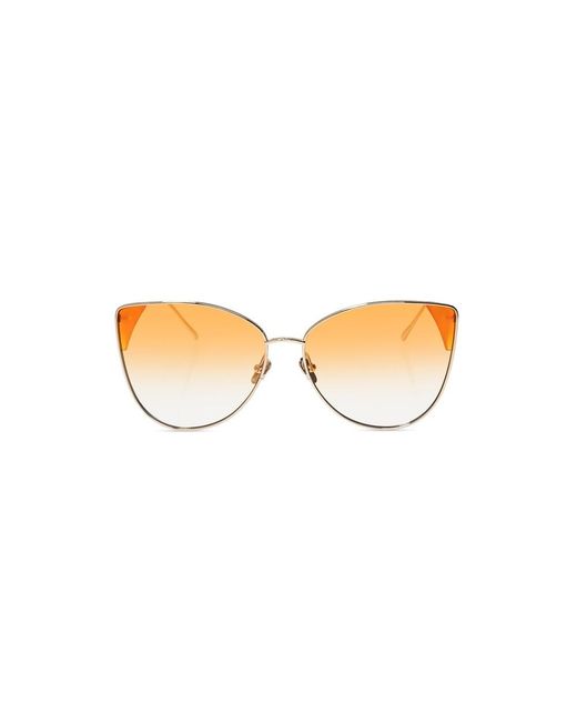 Linda Farrow Natural 'Flyer Cat Eye' sunglasses
