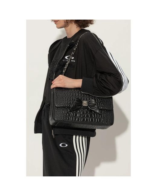 Balenciaga Black Schultertasche Clem Bow