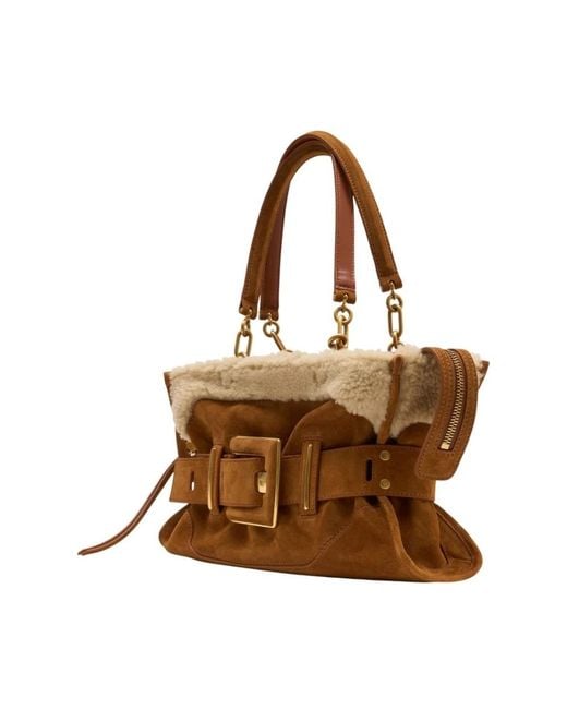 Balmain Brown Shoulder Bags