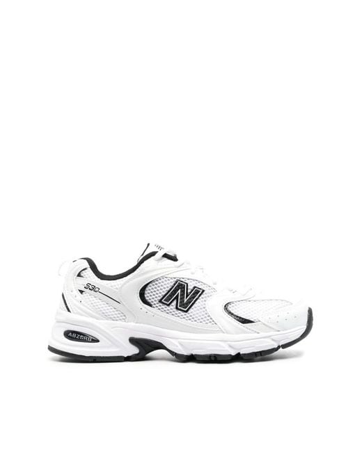 New Balance White 530