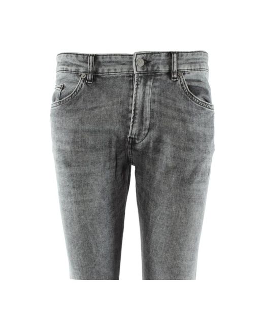 Boss Gray Slim Fit Jeans for men