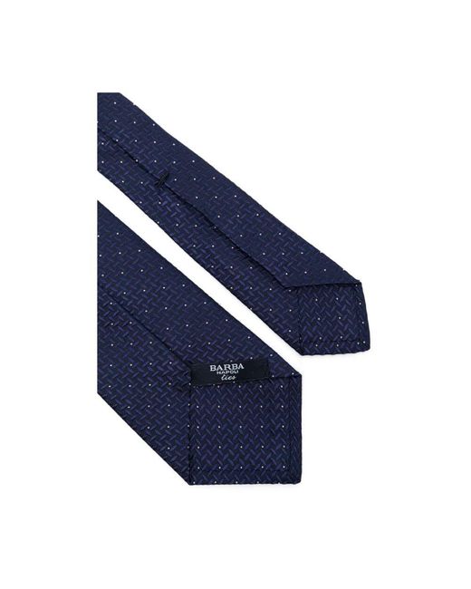 Ties Barba Napoli de hombre de color Blue