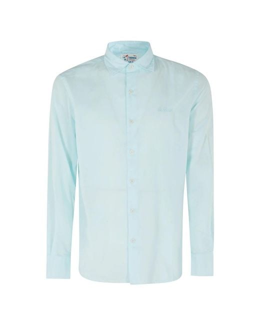 Mc2 Saint Barth Blue Formal Shirts for men