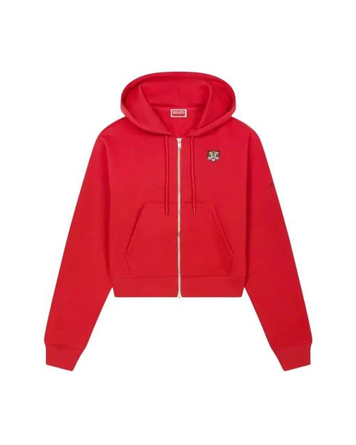 KENZO Red Zip-Throughs