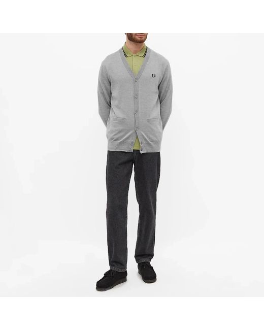 Fred Perry Gray Cardigans for men
