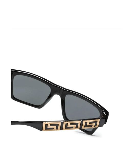Versace Schwarze sonnenbrille mit original-etui in Black für Herren