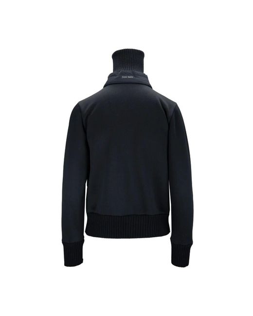 Herno Blue Jacke mit reißverschluss, druckknopf
