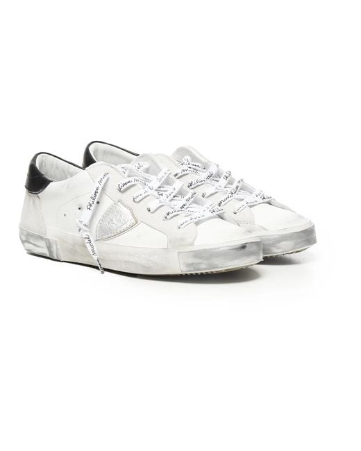 Philippe Model White Sneakers for men