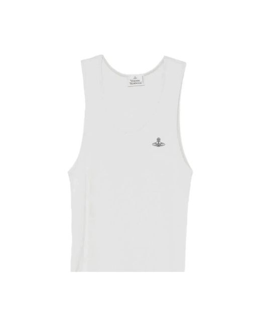 Vivienne Westwood Sleeveless Tops in het White voor heren