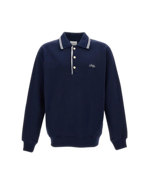 Drole de Monsieur Blue Polo Shirts for men