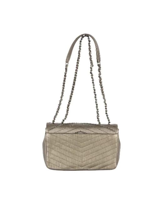 Chanel Gray Shoulder Bags
