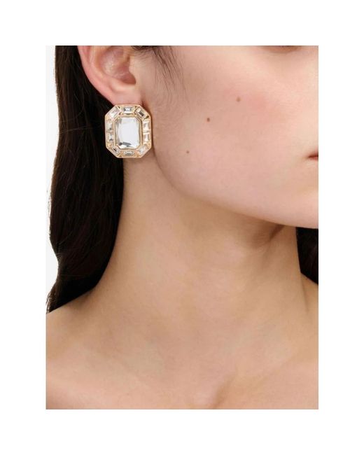 Self-Portrait Metallic Earrings