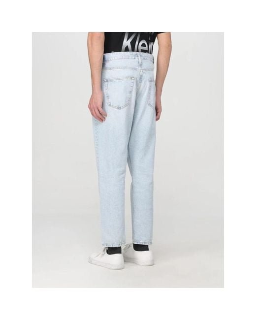 Calvin Klein Blue Straight Jeans for men