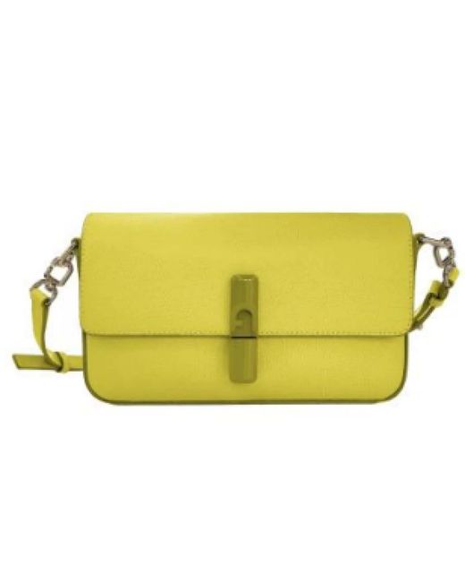 Furla Women's Yellow Cross Body Bags