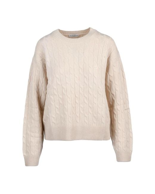 Ballantyne Natural Round-Neck Knitwear