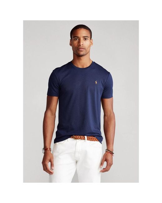 Ralph Lauren T-Shirts in het Blue voor heren
