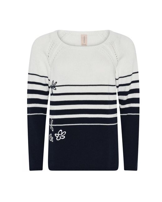 Round-Neck Knitwear di Skovhuus in White