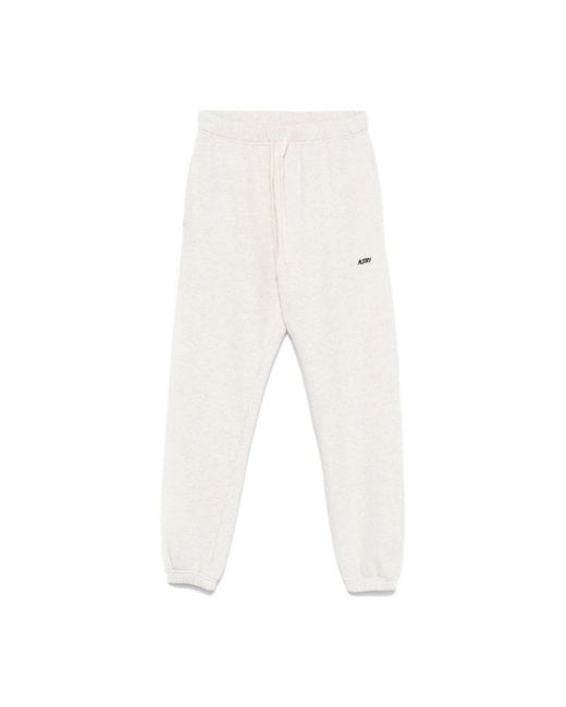 Autry Broeken ,Grijs ,Katoen Comfy Lounge Joggers in het White