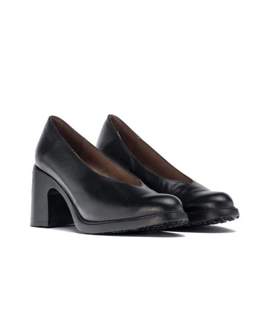 Wonders Blue Klassischer lederschuh mit memorygel einlegesohle