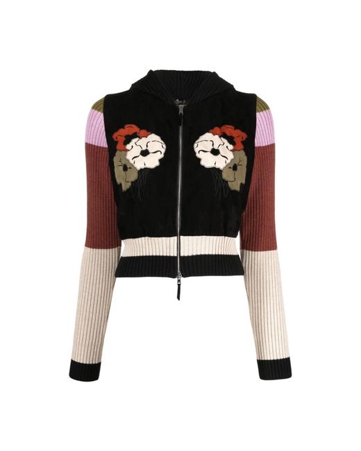 Zip-Throughs di Etro in Black