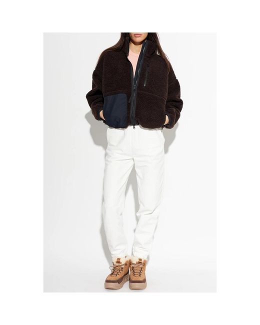 Canada Goose Jassen ,Bruin ,Wol Simcoe Fleece Jacket in het Black
