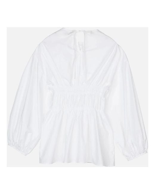 CECILIE BAHNSEN White Blouses