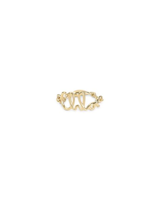 Chloé Iconic Ring in het Metallic