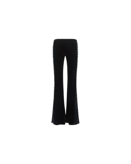 Roberto Cavalli Black Wide Trousers