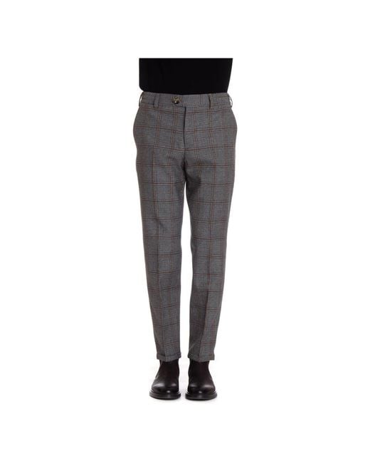 PT Torino Elegant wool chinos in Gray für Herren