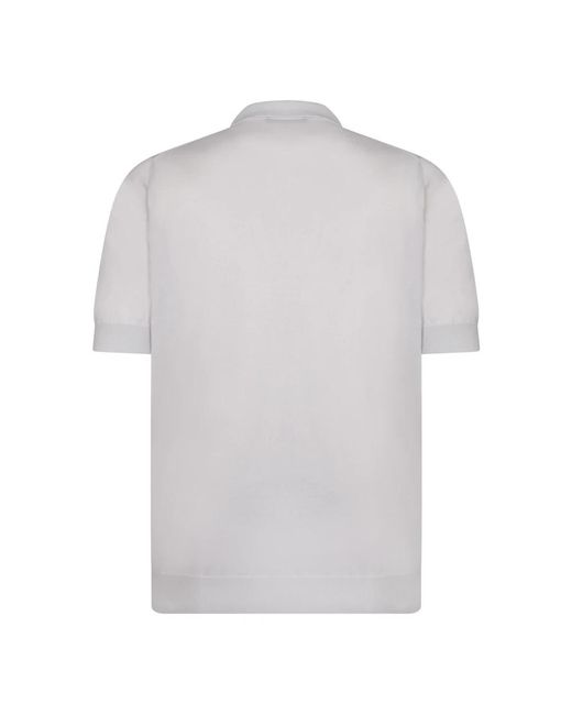 Dell'Oglio Gray Polo Shirts for men