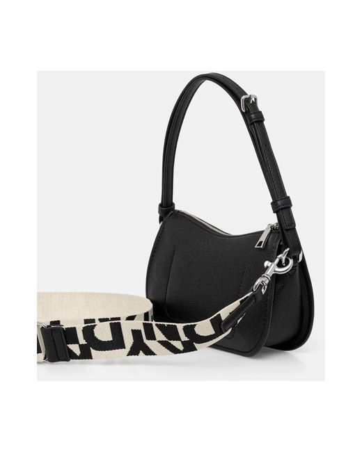 DKNY Black Nessa Schultertasche