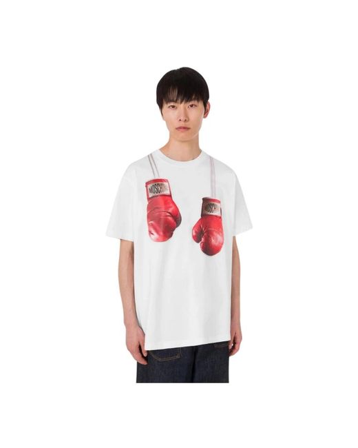 Moschino White T-Shirts for men