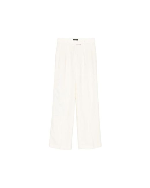 Seventy White Wide Trousers
