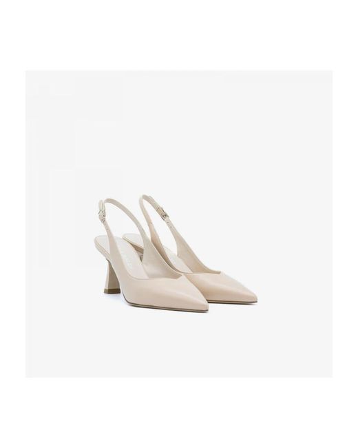 Lella Baldi White Slingback