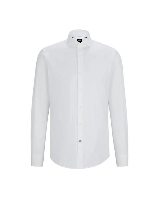 HUGO White Formal Shirts for men
