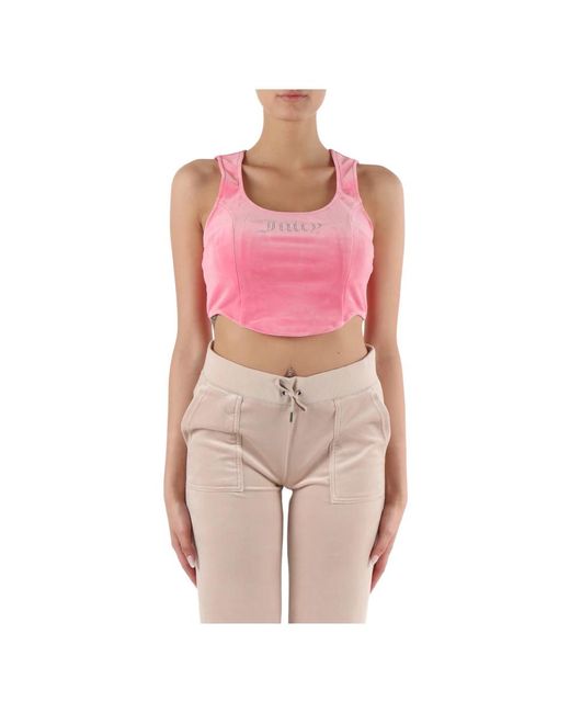 Tops > sleeveless tops Juicy Couture en coloris Pink