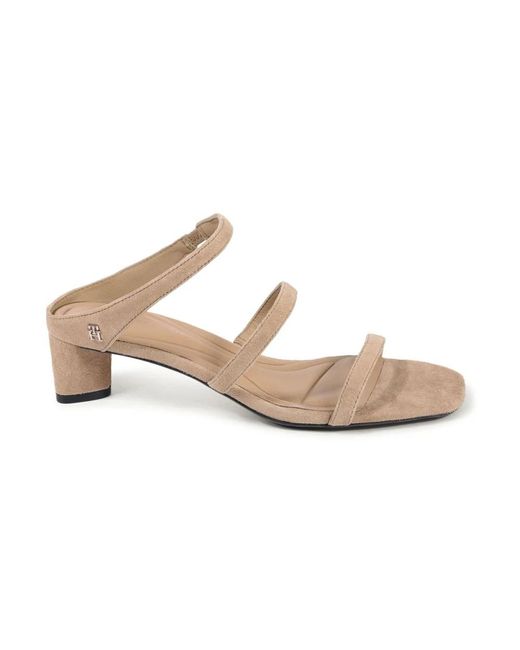 Tommy Hilfiger Metallic Heeled Mules