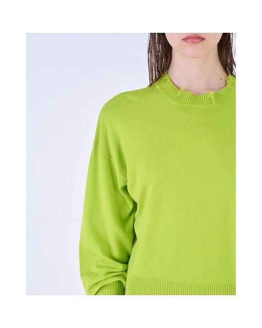 Silvian Heach Green Round-neck knitwear